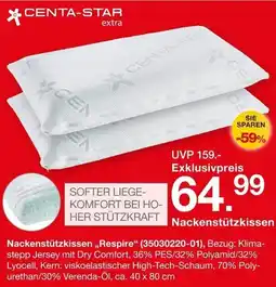 Möbelzentrum Pforzheim CENTA-STAR extra Nackenstützkissen Angebot