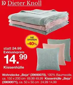 Möbelzentrum Pforzheim Dieter Knoll Kissenhülle Angebot