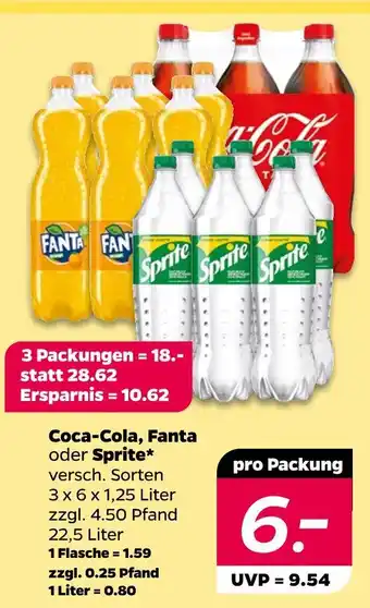 NETTO Coca-cola coca-cola, fanta oder sprite Angebot