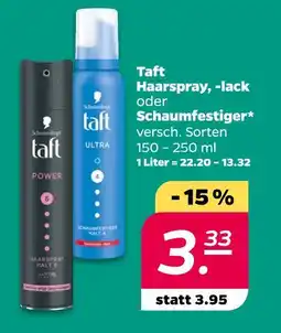 NETTO Schwarzkopf taft haarspray Angebot