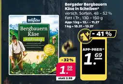 NETTO Bergader bergbauern käse mild-nussig Angebot
