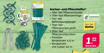 NETTO Garden dream garten- und pflanzenhelfer Angebot