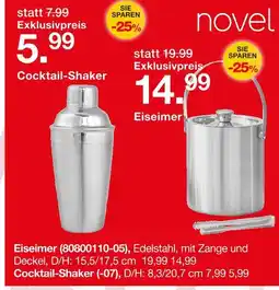 Möbelzentrum Pforzheim Novel eiseimer oder cocktail-shaker Angebot