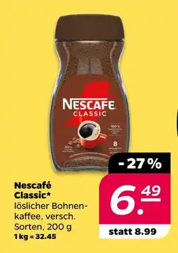 NETTO Nescafé kaffee classic Angebot