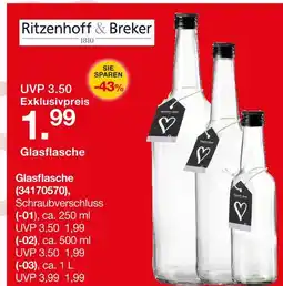 Möbelzentrum Pforzheim Ritzenhoff und breker glasflasche Angebot