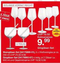 Möbelzentrum Pforzheim Weingläser-set oder gingläser-set Angebot