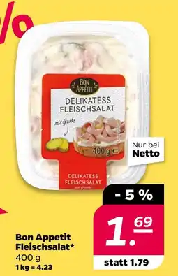 NETTO Bon appetit delikatess fleischsalat Angebot