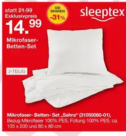 Möbelzentrum Pforzheim Sleeptex mikrofaser- betten- set „sahra“ Angebot