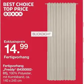 Möbelzentrum Pforzheim Boxxx fertigvorhang „freddy“ Angebot