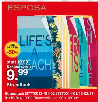 Möbelzentrum Pforzheim Strandtuch Angebot