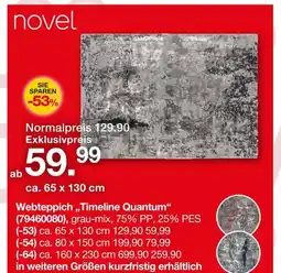 Möbelzentrum Pforzheim Novel webteppich „timeline quantum“ Angebot