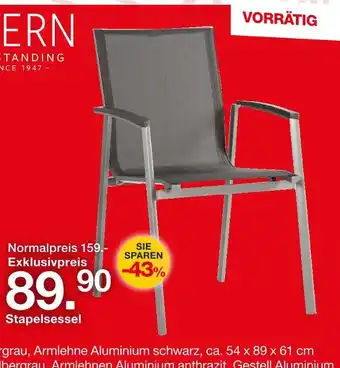 Möbelzentrum Pforzheim Stern stapelsessel Angebot
