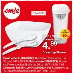 Möbelzentrum Pforzheim Emsa salatbesteck oder dressing-shaker „loft“ Angebot