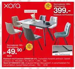 Möbelzentrum Pforzheim Xora esstisch Angebot