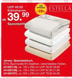 Möbelzentrum Pforzheim Estella jersey- spannbetttuch Angebot