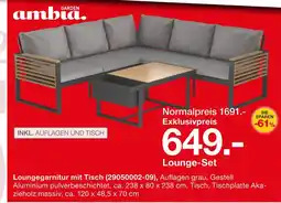 Möbelzentrum Pforzheim Ambia garden loungegarnitur mit tisch Angebot