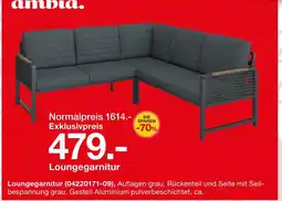 Möbelzentrum Pforzheim Ambia garden loungegarnitur Angebot