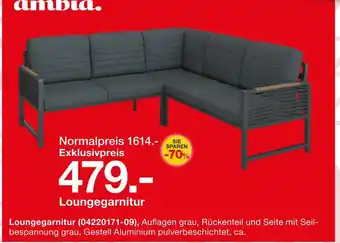 Möbelzentrum Pforzheim Ambia garden loungegarnitur Angebot