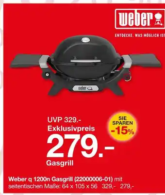 Möbelzentrum Pforzheim Weber r q 1200n gasgrill Angebot