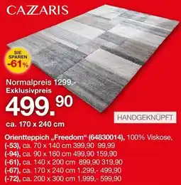 Möbelzentrum Pforzheim CAZZARIS Orientteppich ,,Freedom" Angebot