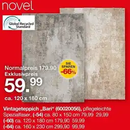 Möbelzentrum Pforzheim Novel Vintageteppich ,,Bari" Angebot