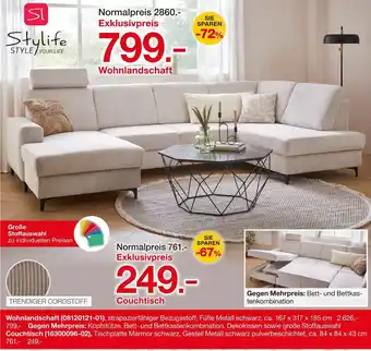 Möbelzentrum Pforzheim Stylife Wohnlandschaft Angebot