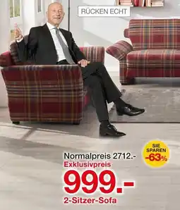Möbelzentrum Pforzheim Elegando 2-Sitzer-Sofa Angebot