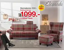 Möbelzentrum Pforzheim Elegando 3-Sitzer-Sofa Angebot