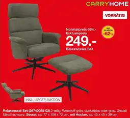 Möbelzentrum Pforzheim CARRYHOME Relaxsessel-Set Angebot