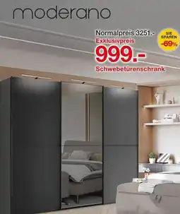 Möbelzentrum Pforzheim Moderano Schwebetürenschrank Angebot