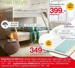 Möbelzentrum Pforzheim LINEA NATURA Etagenbett Angebot