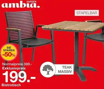 Möbelzentrum Pforzheim GARDEN Ambia Bistrotisch Angebot