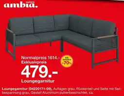 Möbelzentrum Pforzheim GARDEN Ambia Loungegarnitur Angebot
