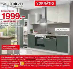 Möbelzentrum Pforzheim Welnova Küchenzeile Angebot