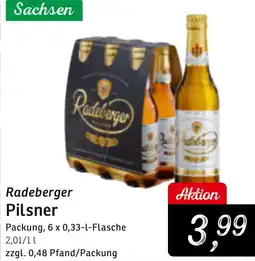 KONSUM Radeberger Pilsner Angebot