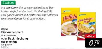 KONSUM Komet Eierkuchenmehl oder Backmischung für Waffeln Angebot