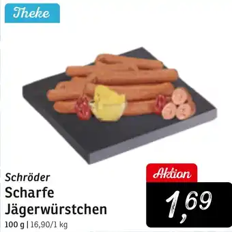 KONSUM Schröder Scharfe Jägerwürstchen Angebot