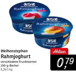 KONSUM Weihenstephan Rahmjoghurt Angebot