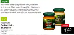 KONSUM bioZentrale Brotaufstrich pflanzlich Angebot