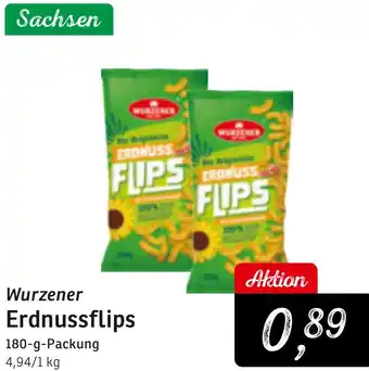 KONSUM Wurzener Erdnussflips Angebot