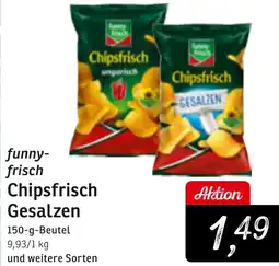KONSUM funny-frisch Chipsfrisch Gesalzen Angebot
