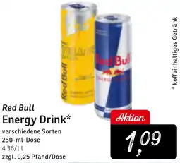 KONSUM Red Bull Energy Drink Angebot