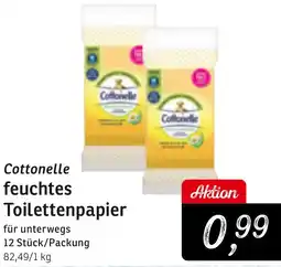 KONSUM Cottonelle feuchtes Toilettenpapier Angebot