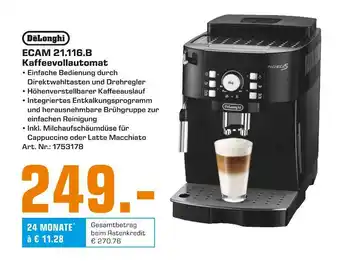 Saturn Delonghi kaffeevollautomat Angebot