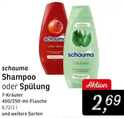 KONSUM schauma Shampoo oder Spülung Angebot