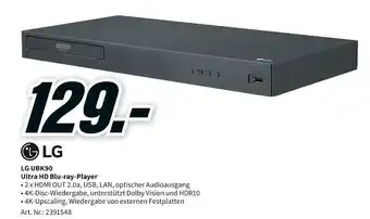 MediaMarkt Lg ubk90 ultra hd blu-ray-player Angebot