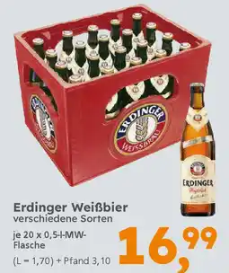 Globus Baumarkt Erdinger Weißbier Angebot