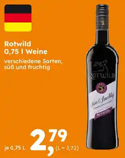 Globus Baumarkt Rotwild Weine Angebot