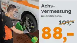 Globus Baumarkt Achsvermessung Angebot