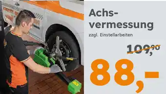 Globus Baumarkt Achsvermessung Angebot